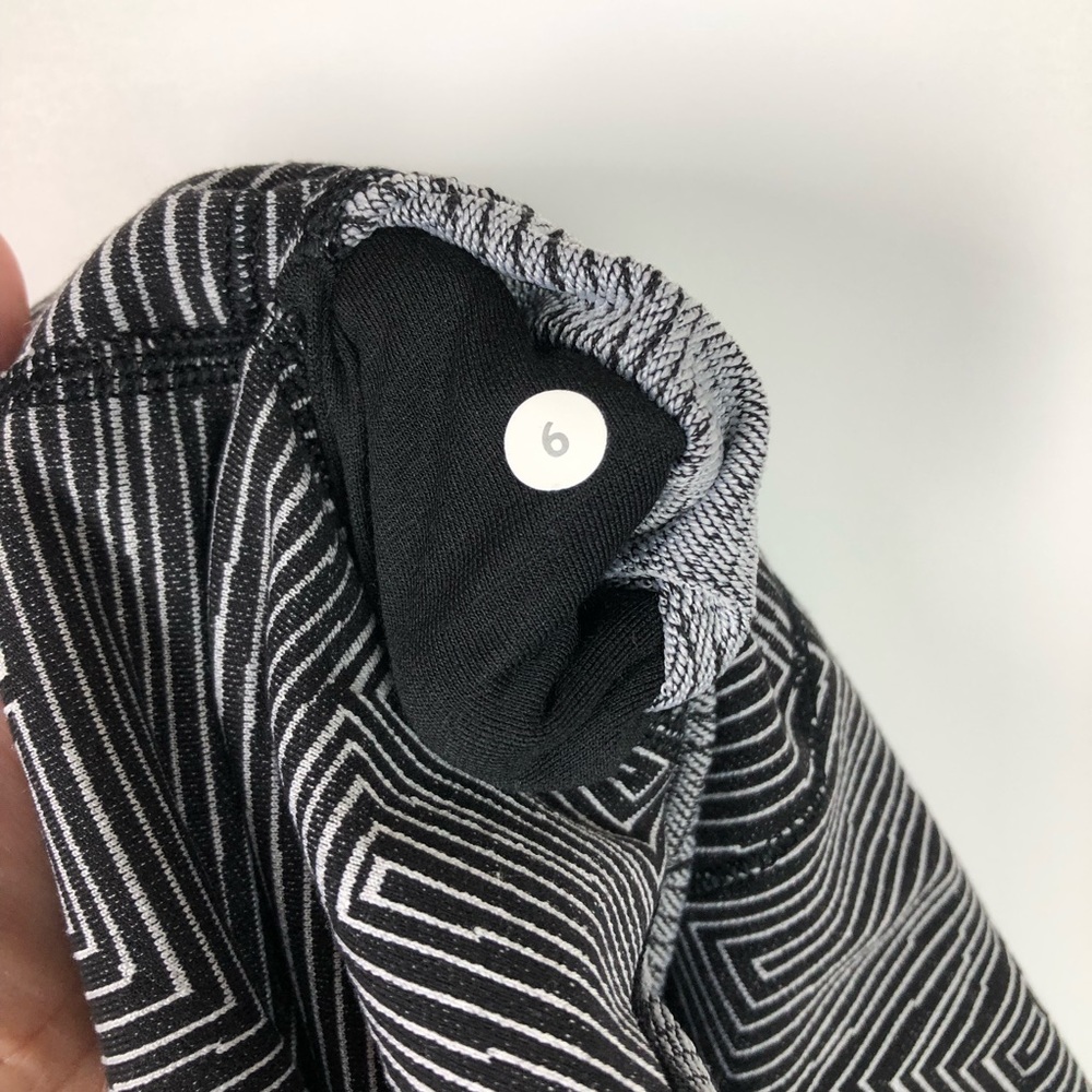 Lululemon Maze Jacquard Wunder Under Leggings Size 6 - Picture 8 of 13